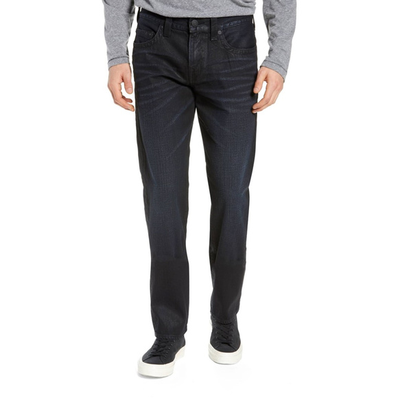 True Religion Men's Geno Slim Fit Jeans in Boost Blue - Picture 2 of 5